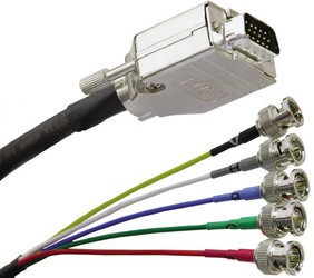 Фото кабеля VGA-BNC LIBERTY D-VGAM-5BNCM-3 0.91 м