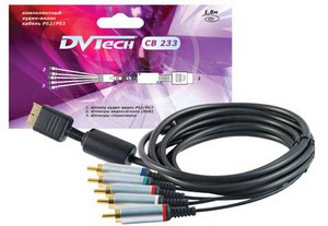 Фото мультимедийного кабеля для Sony PlayStation 3 DVTech CB233