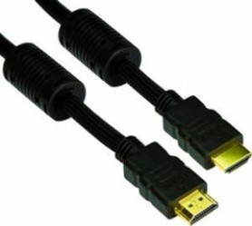 Фото кабеля HDMI-HDMI VCOM VHD6020 с двумя фильтрами Blister 5 м