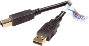 Фото кабеля USB 2.0 A-B Vivanco CC U6 18 MC1 1.8 м