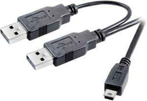 Фото кабеля USB 2.0 A-mini-B Vivanco CC U 10 Y 1 м