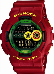 Фото LED-часов Casio G-Shock GD-100RF-4E