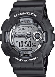 Фото LED-часов Casio G-Shock GD-100BW-1E