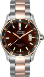 Фото мужских часов Le Temps Triathlon Quarz Bicolor or Goldplated LT1078.46BT02