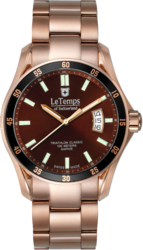 Фото мужских часов Le Temps Triathlon Quarz Bicolor or Goldplated LT1078.55BD02