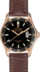 Фото мужских часов Le Temps Triathlon Quarz Bicolor or Goldplated LT1078.58BL02