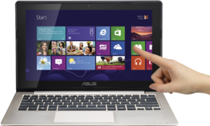 Фото сенсорного ноутбука Asus VivoBook X202E 90NFQA124W14225813AU