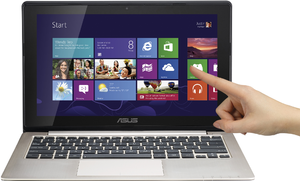 Фото сенсорного ноутбука Asus VivoBook X202E 90NFQA424W13125813AU