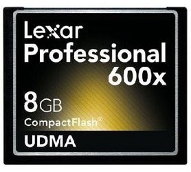 Фото флеш-карты Lexar CF 8GB 600X