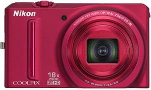 Фото Nikon Coolpix S9100 Red