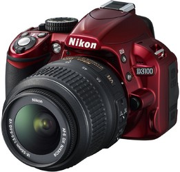 Фото Nikon D3100 Kit 18-55 VR красный