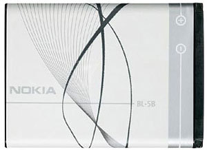 Фото аккумуляторной батареи Nokia BL-5B