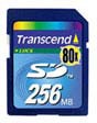Фото флеш-карты Transcend SD 256MB 80X