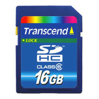 Фото флеш-карты Transcend SD SDHC 16GB Class 6