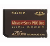 Фото флеш-карты Sony Memory Stick PRO DUO 256MB