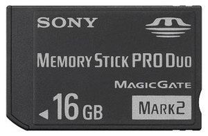Фото флеш-карты Sony Memory Stick PRO DUO 16GB MSMT16G