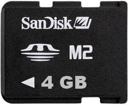 Фото флеш-карты SanDisk Memory Stick Micro M2 4GB