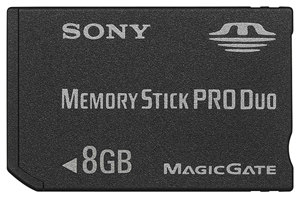 Фото флеш-карты Sony Memory Stick PRO DUO 8GB MSX-M8GS