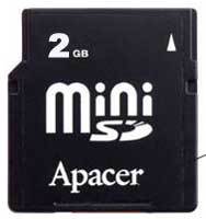 Фото флеш-карты Apacer MiniSD 2GB
