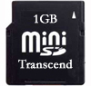 Фото флеш-карты Transcend MiniSD 1GB