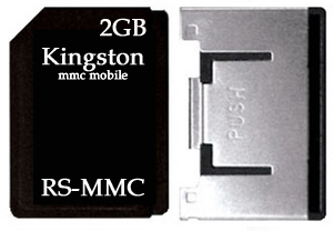 Фото флеш-карты Kingston RS-MMC 1GB DV