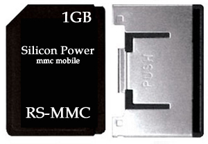 Фото флеш-карты Silicon Power RS-MMC 1GB