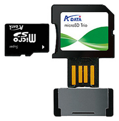 Фото cardreader Комплект MicroSD карта 2GB + USB ADATA