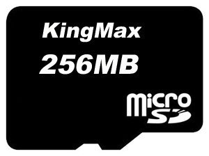 Фото флеш-карты Kingmax MicroSD 256MB