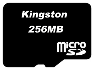 Фото флеш-карты Kingston MicroSD 256MB