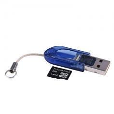Фото cardreader Комплект MicroSD карта 4GB + USB Silicon Power