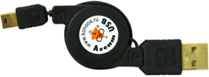 Фото Кабель USB 2.0 AM-miniB 5pin Konoos KCR-USB2-AM5P-0.75 0.75 м