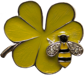 Фото наклейка Partner Клевер с пчелкой