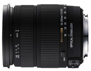 Фото объектива Sigma AF 18-200mm F/3.5-6.3 DC OS HSM for Canon
