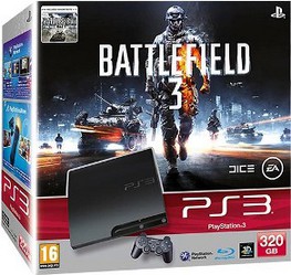 Фото игровой приставки Sony PS3 Slim 320GB + Battlefield 3