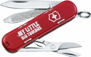 Фото швейцарского армейского ножа Victorinox Classic My little big toolbox 0.6223.L1404