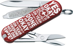 Фото швейцарского армейского ножа Victorinox Classic SD Flip To Decide 0.6223.L1305