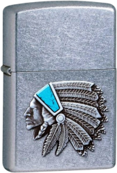 Фото зажигалка Zippo Native Chief 24063