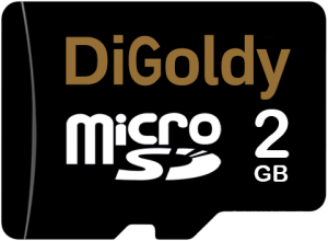 Фото флеш-карты Digoldy MicroSD 2GB + SD adapter