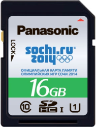 Фото флеш-карты Panasonic SDHC 16GB Class 10 Olympic UHS-I RP-SDRC16GSK