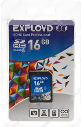 Фото флеш-карты EXPLOYD SD SDHC 16GB Class 6