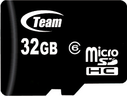 Фото флеш-карты Team Group MicroSDHC 32GB Class 6 + SD adapter