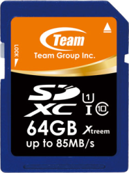 Фото флеш-карты Team Group SD SDXC 64GB xTreem UHS-I