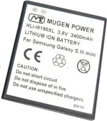 Фото аккумулятора Samsung Galaxy S3 mini i8190 Mugen Power HLI-I8190XL (повышенной емкости)