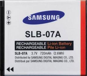 Фото аккумуляторной батареи Samsung SLB07A
