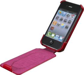 Фото кожаного чехла для iPhone 4S iCarer Microfiber