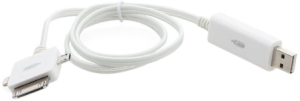 Фото USB шнура для iPhone 4 Gmini mCable MEL400