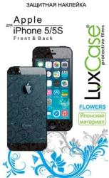 Фото виниловой наклейки на iPhone 5 LuxCase Front&Back Flowers x2