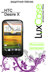 Фото защитной пленки для HTC Desire X LuxCase cуперпрозрачная