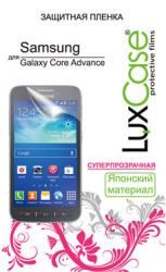 Фото защитной пленки для Samsung Galaxy Core Advance i8580 LuxCase суперпрозрачная