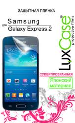 Фото защитной пленки для Samsung Galaxy Express 2 LuxCase суперпрозрачная